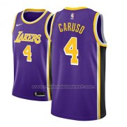 Maillot Los Angeles Lakers Alex Caruso #4 Statement 2018-19 Volet