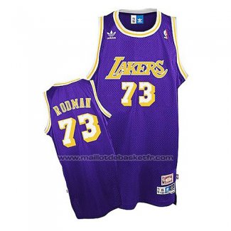 Maillot Los Angeles Lakers Dennis Rodman #73 Retro Volet