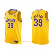 Maillot Los Angeles Lakers Dwight Howard #39 75th Anniversary 2021-22 Jaune