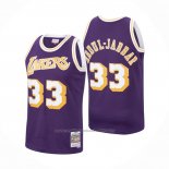 Maillot Los Angeles Lakers Kareem Abdul-jabbar #33 Mitchell & Ness 1983-84 Volet