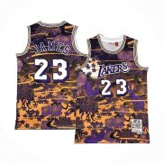 Maillot Los Angeles Lakers LeBron James #23 Mitchell & Ness Lunar New Year Volet