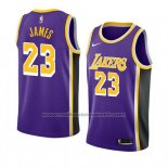 Maillot Los Angeles Lakers Lebron James #23 Statement 2018-19 Volet