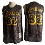 Maillot Los Angeles Lakers Magic Johnson #32 Hardwood Classics Noir