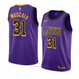 Maillot Los Angeles Lakers Mike Muscala #31 Ville 2018-19 Volet