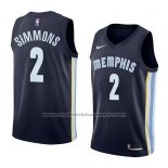 Maillot Memphis Grizzlies Kobi Simmons #2 Icon 2018 Bleu