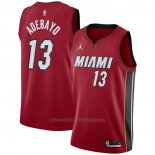 Maillot Miami Heat Bam Adebayo #13 Statement 2020-21 Rouge