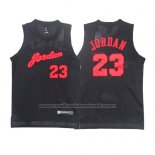 Maillot Michael Jordan #23 Noir Rouge