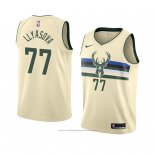 Maillot Milwaukee Bucks Ersan Llyasova #77 Ville 2018 Crema