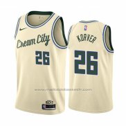 Maillot Milwaukee Bucks Kyle Korver #26 Ville Crema