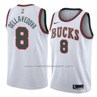 Maillot Milwaukee Bucks Matthew Dellavedova #8 Classic 2018 Blanc