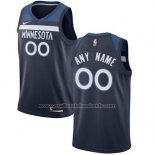 Maillot Minnesota Timberwolves Personnalise 17-18 Bleu