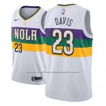 Maillot New Orleans Pelicans Anthony Davis #23 Ville 2018-19 Blanc