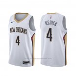 Maillot New Orleans Pelicans J.j. Rougeick #4 Association Blanc
