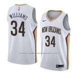 Maillot New Orleans Pelicans Kenrich Williams #34 Association 2018 Blanc