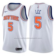 Maillot New York Knicks Courtney Lee #5 Statement 2017-18 Blanc