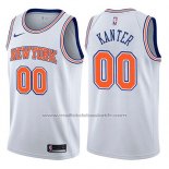 Maillot New York Knicks Enes Kanter #00 Statement 2017-18 Blanc