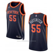 Maillot New York Knicks Isaiah Hartenstein #55 Statement 2022-23 Noir