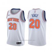 Maillot New York Knicks Kevin Knox #20 Statement Blanc