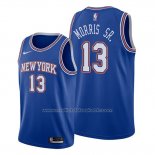 Maillot New York Knicks Marcus Morris Sr. #13 Statement Bleu