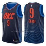 Maillot Oklahoma City Thunder Jerami Grant #9 Statement 2017-18 Bleu