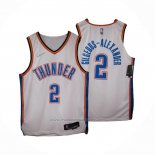 Maillot Oklahoma City Thunder Shai Gilgeous-Alexander #2 Association Authentique Blanc