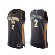 Maillot Oklahoma City Thunder Shai Gilgeous-Alexander #2 Ville Authentique 2019-20 Gris