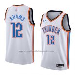 Maillot Oklahoma City Thunder Steven Adams #12 Association 2018 Blanc