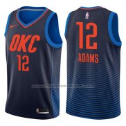 Maillot Oklahoma City Thunder Steven Adams #12 Statement 2017-18 Bleu