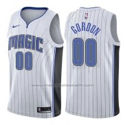 Maillot Orlando Magic Aaron Gordon #00 Association 2017-18 Blanc