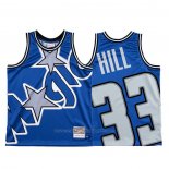 Maillot Orlando Magic Grant Hill #33 Mitchell & Ness Big Face Bleu