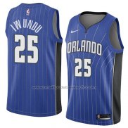 Maillot Orlando Magic Wes Iwundu #25 Icon 2018 Bleu