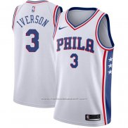 Maillot Philadelphia 76ers Allen Iverson #3 Association Blanc