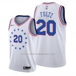Maillot Philadelphia 76ers Markelle Fultz #20 Earned Blanc