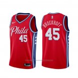 Maillot Philadelphia 76ers Ryan Broekhoff #45 Statement Rouge