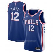 Maillot Philadelphia 76ers Tobias Harris #12 Icon Bleu