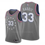 Maillot Philadelphia 76ers Tobias Harris #33 Ville Gris