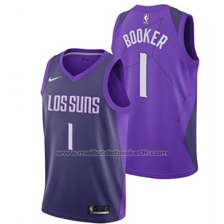 Maillot Phoenix Suns Booker #1 Ville 2017-18 Volet