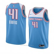 Maillot Sacramento Kings Kosta Koufos #41 Ville 2018-19 Bleu