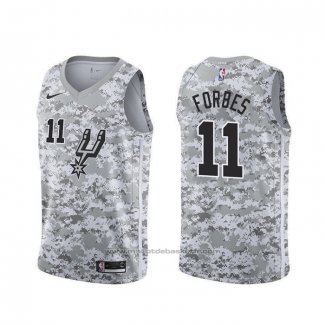 Maillot San Antonio Spurs Bryn Forbes #11 Earned Camouflage