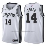 Maillot San Antonio Spurs Danny Green #14 Association 2017-18 Blanc