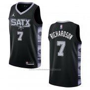 Maillot San Antonio Spurs Josh Richardson #7 Statement 2022-23 Noir