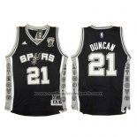Maillot San Antonio Spurs Tim Duncan #21 Noir