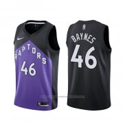 Maillot Toronto Raptors Aron Baynes #46 Earned 2020-21 Noir Volet