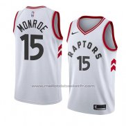 Maillot Toronto Raptors Greg Monroe #15 Association 2018 Blanc