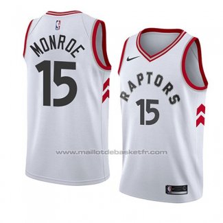 Maillot Toronto Raptors Greg Monroe #15 Association 2018 Blanc