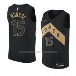 Maillot Toronto Raptors Greg Monroe #15 Ville 2018 Noir