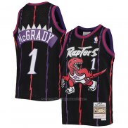 Maillot Toronto Raptors Tracy Mcgrady #1 Mitchell & Ness 1998-99 Noir