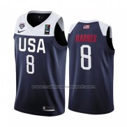 Maillot USA Harrison Barnes 2019 FIBA Basketball World Cup Bleu