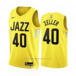 Maillot Utah Jazz Cody Zeller #40 Icon 2022-23 Jaune