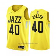 Maillot Utah Jazz Cody Zeller #40 Icon 2022-23 Jaune